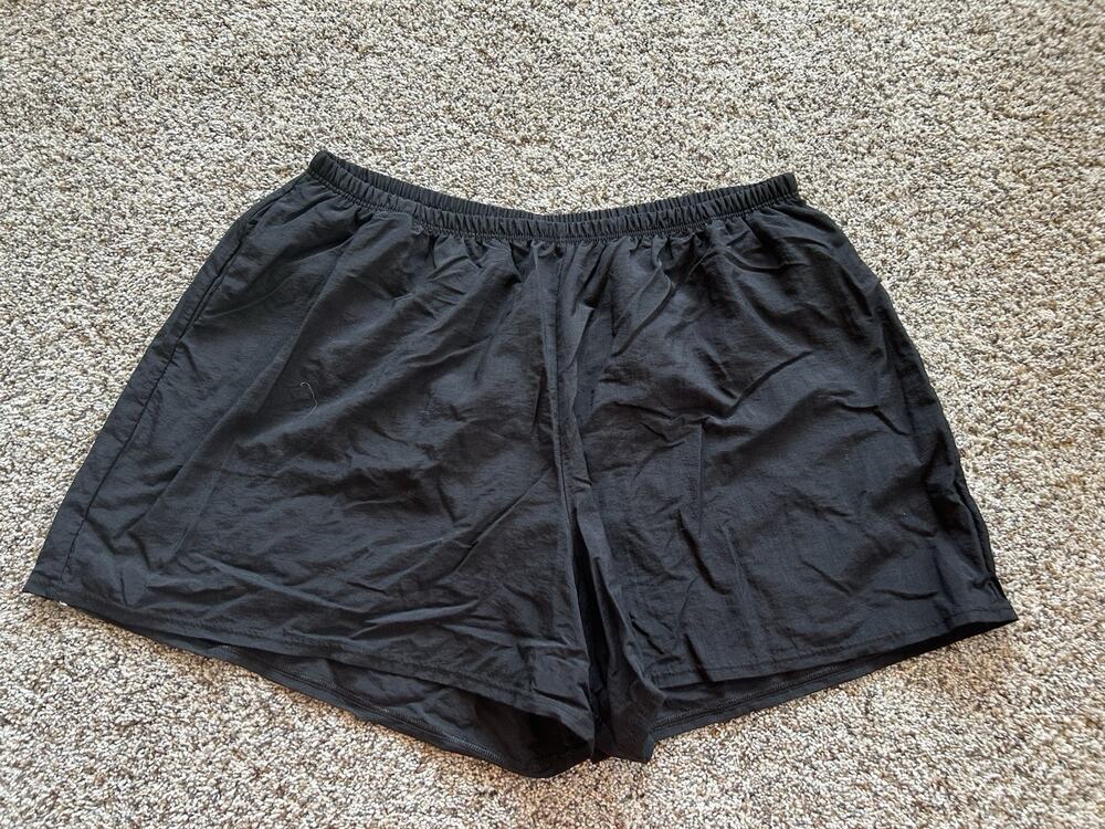 Vintage 80s 90s LL Bean Women's size 20 Swim Shorts With Mesh Liner Black H26